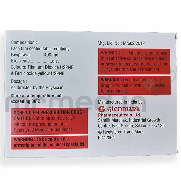Buy Fabiflu 400mg Tablet Online: Uses, Price, Dosage, Instructions ...